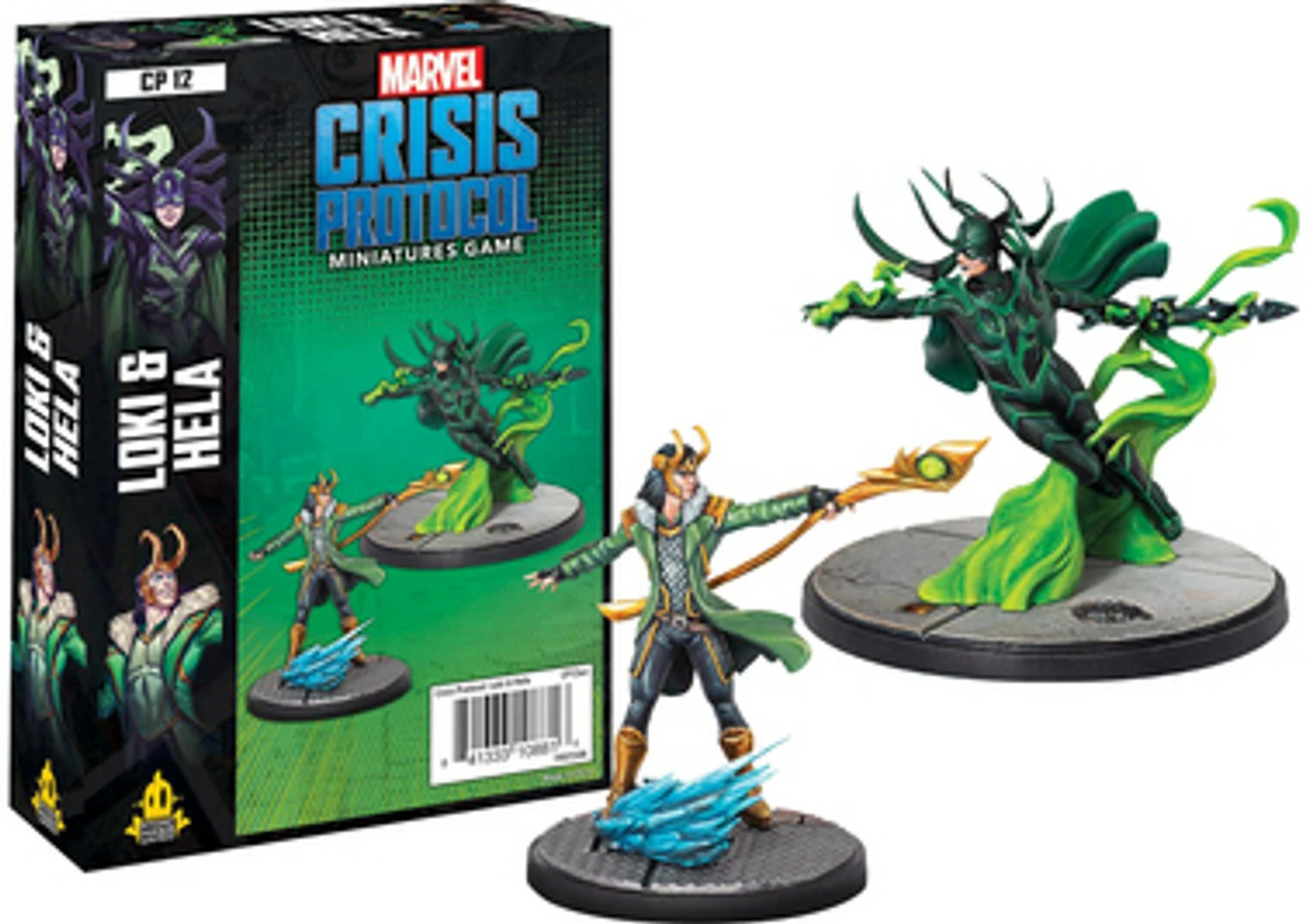 ASMODEE Marvel: Crisis Protocol - Loki & Hela Character Pack 1 ASMODEE Marvel: Crisis Protocol - Loki & Hela Character Pack