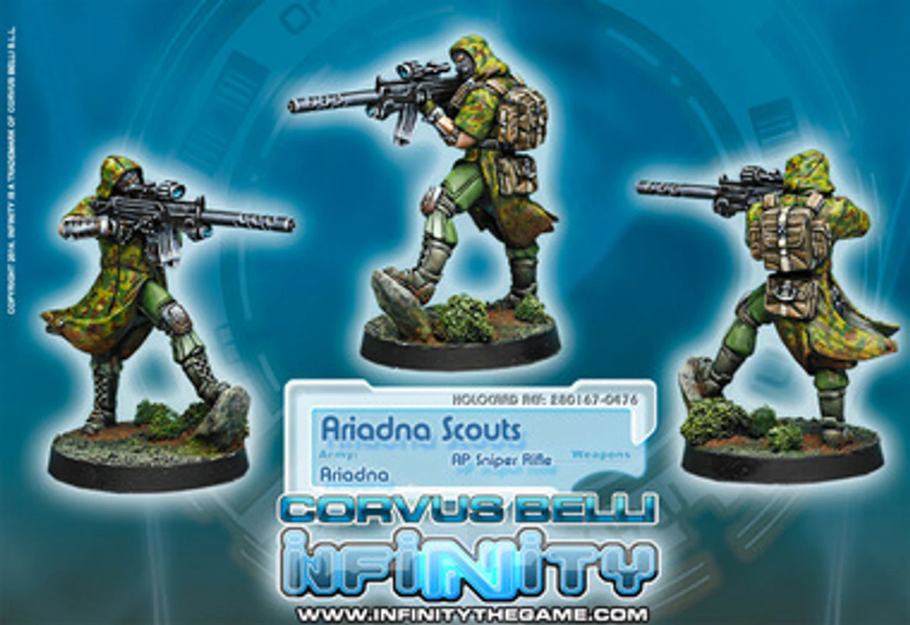 Infinity: Ariadna Ariadna Scouts (AP Sniper) 1 Infinity: Ariadna Ariadna Scouts (AP Sniper)