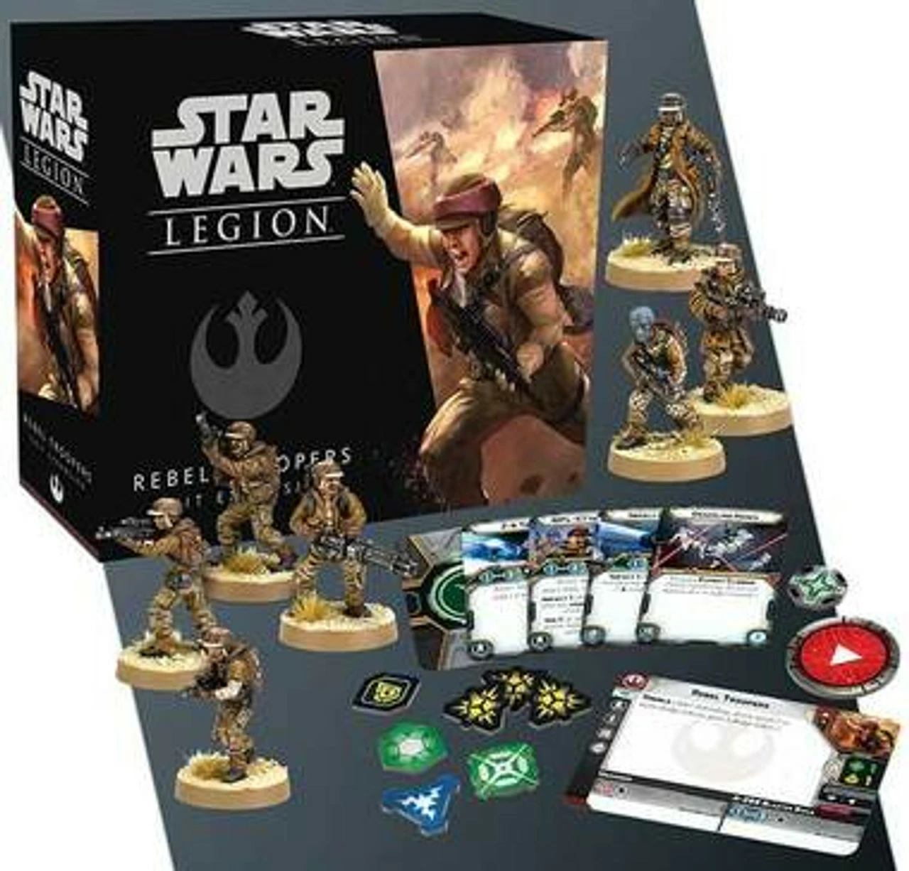 Fantasy Flight Games Star Wars: Legion - Rebel Troopers Unit Expansion 1 Fantasy Flight Games Star Wars: Legion - Rebel Troopers Unit Expansion