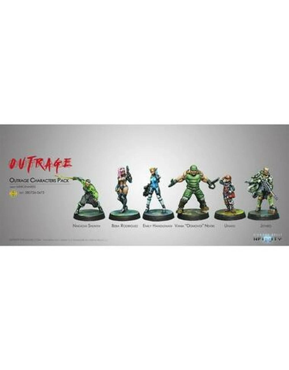 Infinity: Mercenaries Outrage Characters Pack 1 Infinity: Mercenaries Outrage Characters Pack