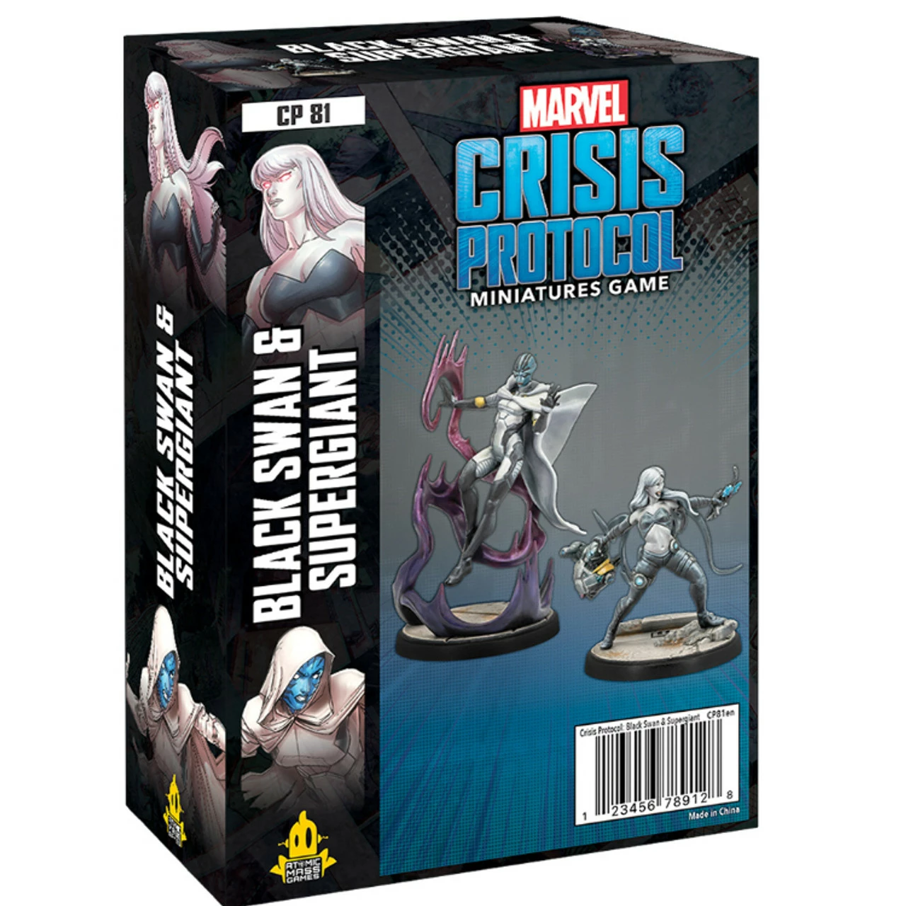 Atomic Mass Games Marvel Crisis Protocol: Black Swan & Supergiant 1 Atomic Mass Games Marvel Crisis Protocol: Black Swan & Supergiant