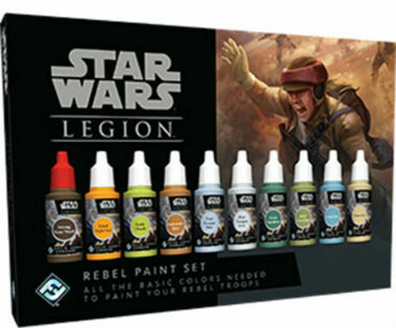 Fantasy Flight Games Star Wars: Legion - Rebel Paint Set 1 Fantasy Flight Games Star Wars: Legion - Rebel Paint Set
